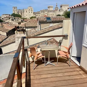  Appartement Le Toit D'avignon - Intra-muros - Terrasse Vue Palais Des Papes - Ideal Festival - Climatisation - Wifi